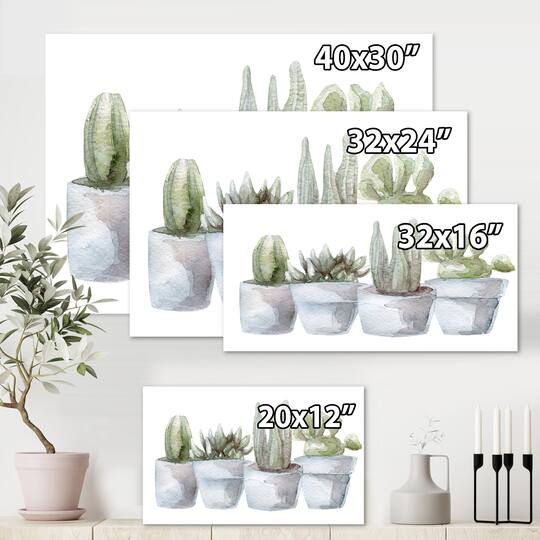 Designart - Cactus and Succulent House Plants V